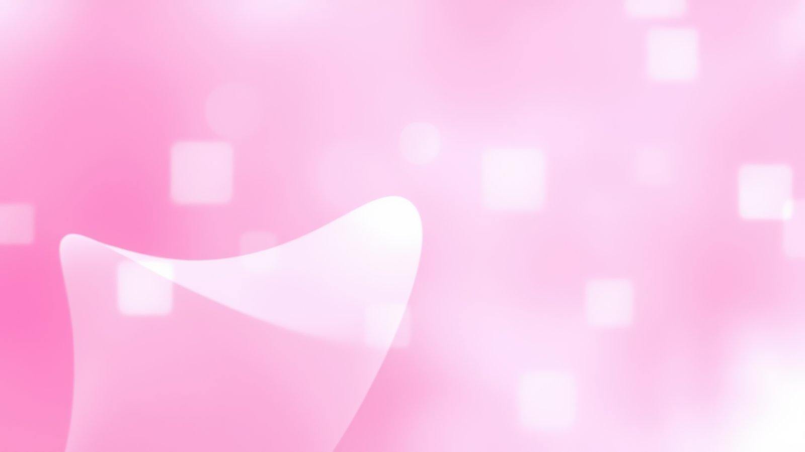 Soft pink abstract background with blurred squares and gentle curves creating a calming atmosphere